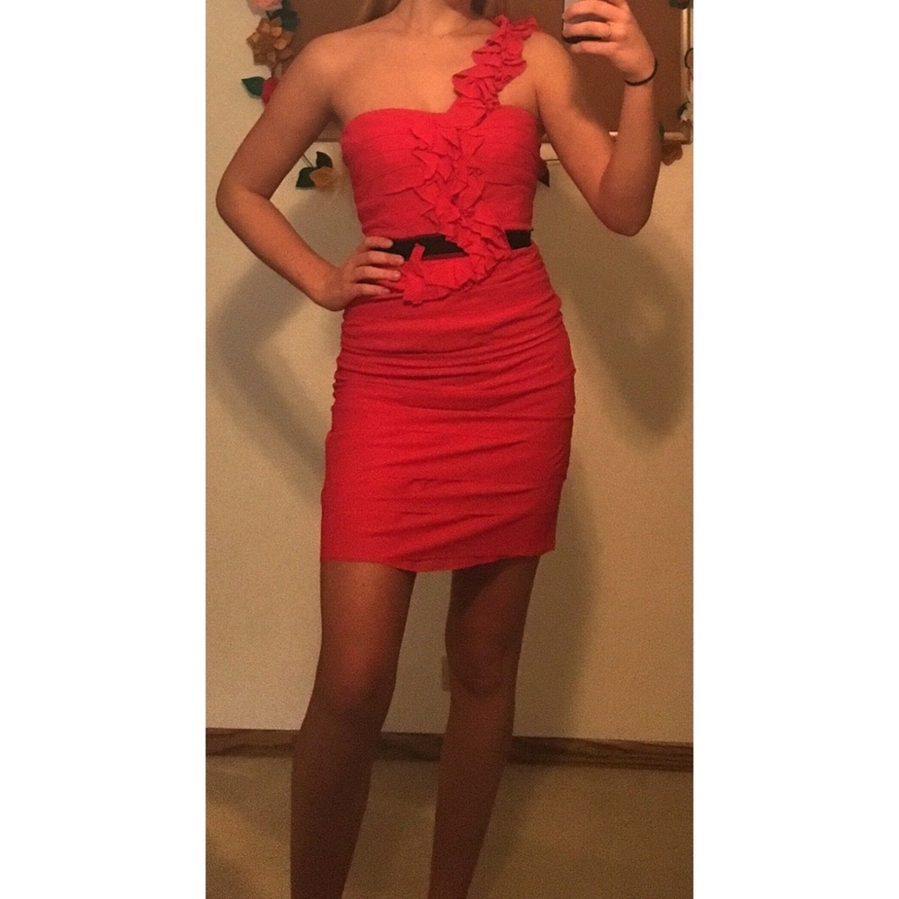 BCBGMAXAZRIA Azalea Red Dress